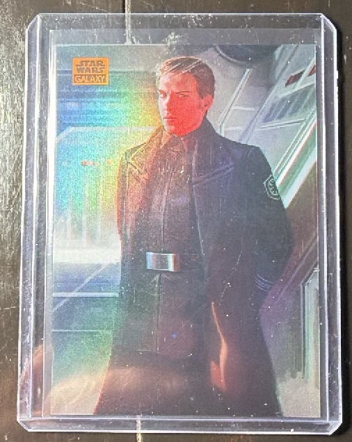 General Hux ORANGE REFRACTOR trading card from 2025 Topps 2025 Topps Chrome Star Wars Galaxy