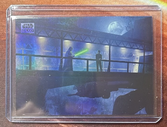 Lord Vader REFRACTOR trading card from 2025 Topps 2025 Topps Chrome Star Wars Galaxy