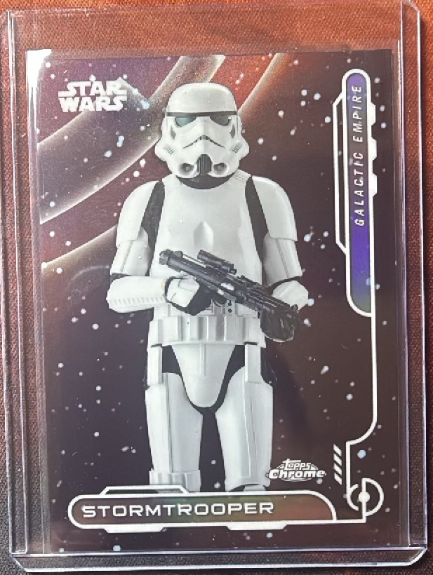 Stormtrooper Base trading card from 2024 Topps 2024 Topps Chrome Star Wars