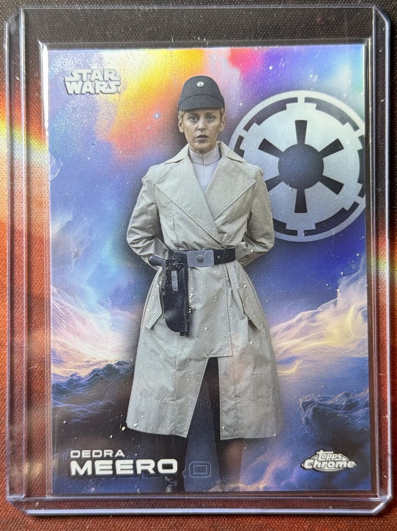 Dedra Meero Rainbow Refractor trading card from 2025 Topps 2025 Topps Chrome Star Wars