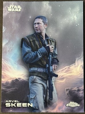 Arvel Skeen Black Pulsar Refractor trading card from 2025 Topps 2025 Topps Chrome Star Wars