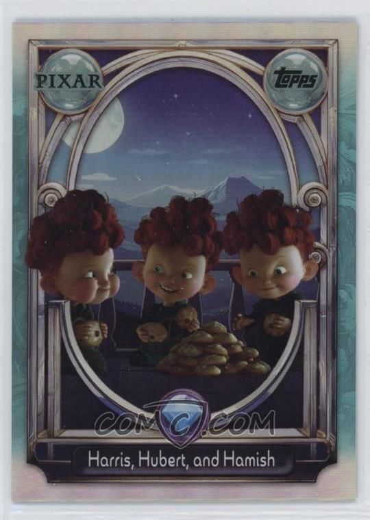 Harris, Hubert, and Hamish SuperFractor 1/1 trading card from 2025 Topps 2025 Topps Disney Wonder