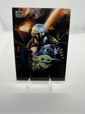 The Mandalorian's Escape Base trading card from 2026 Topps 2026 Topps Chrome Star Wars Galaxy