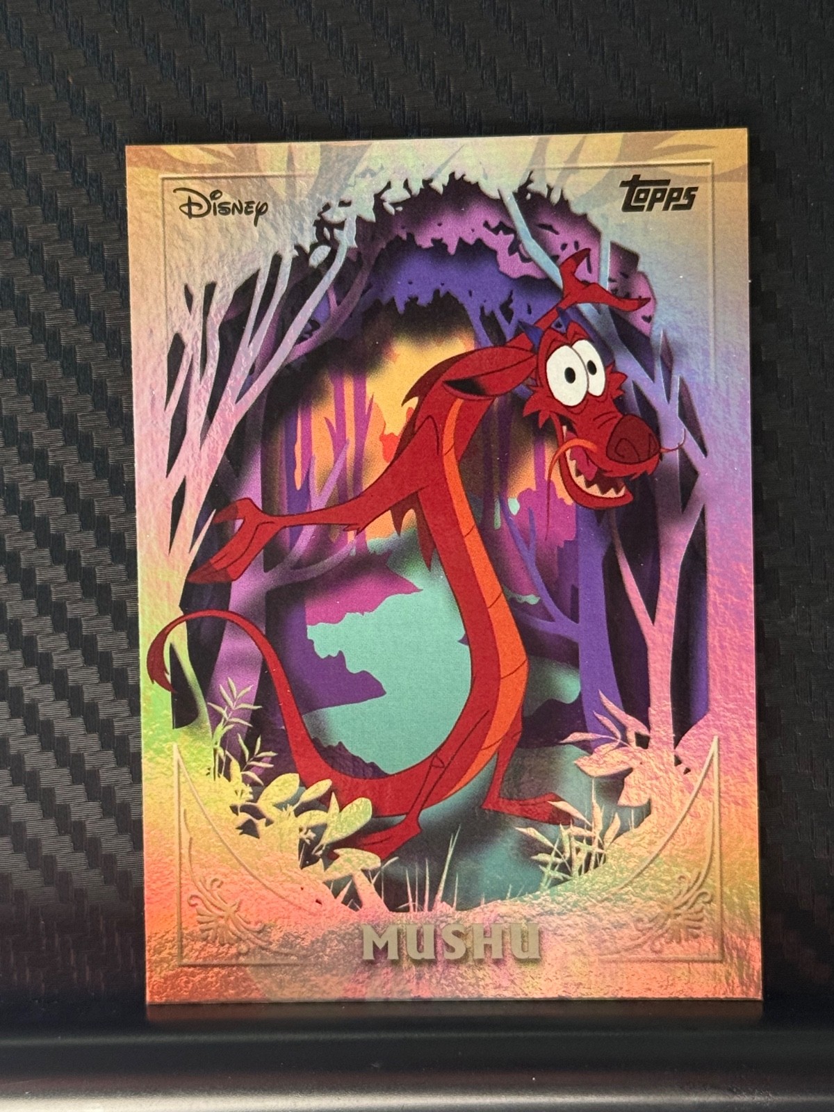 Mushu Diamante trading card from 2025 Topps 2025 Topps Disney Wonder