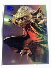 Grand Master Yoda Refractor trading card from 2026 Topps 2026 Topps Chrome Star Wars Galaxy