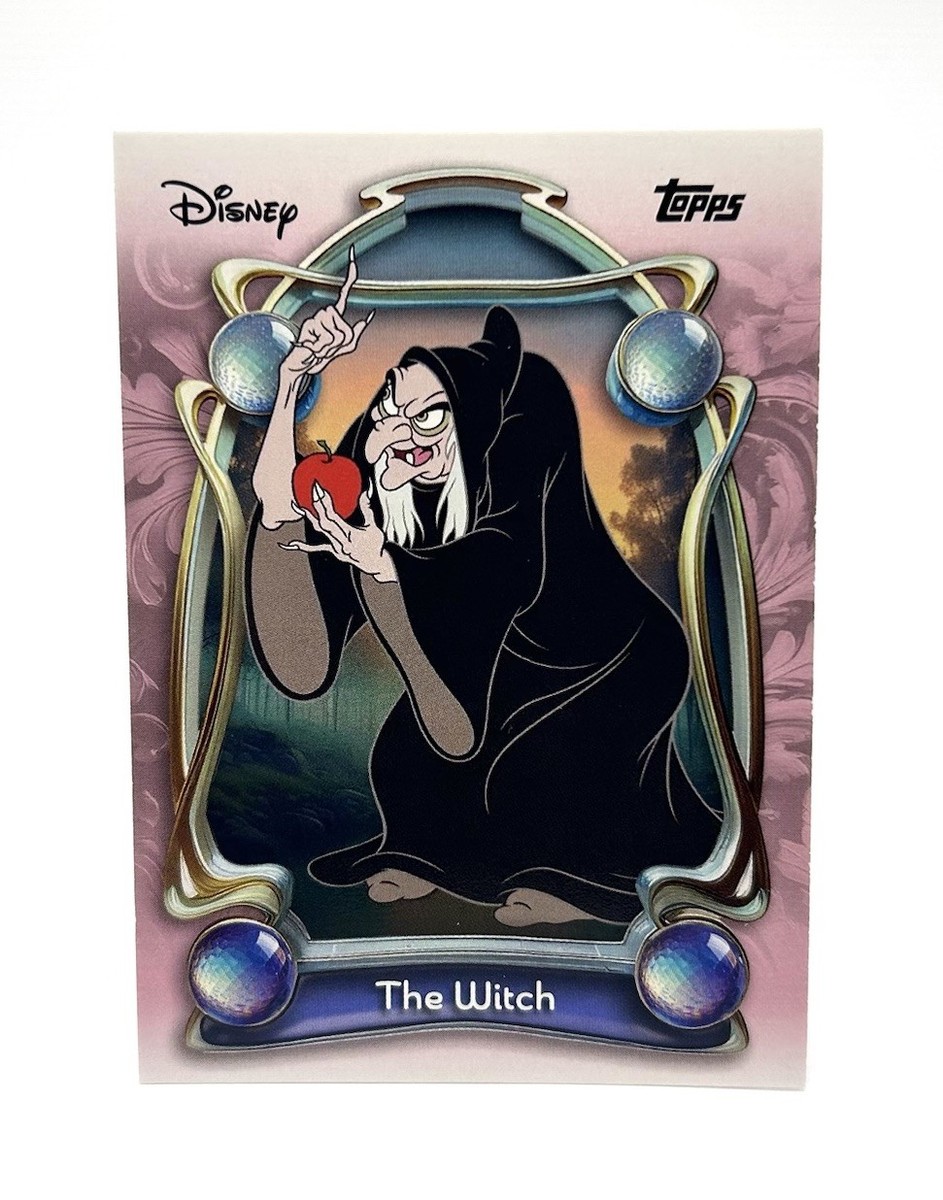 The Witch Diamante trading card from 2025 Topps 2025 Topps Disney Wonder