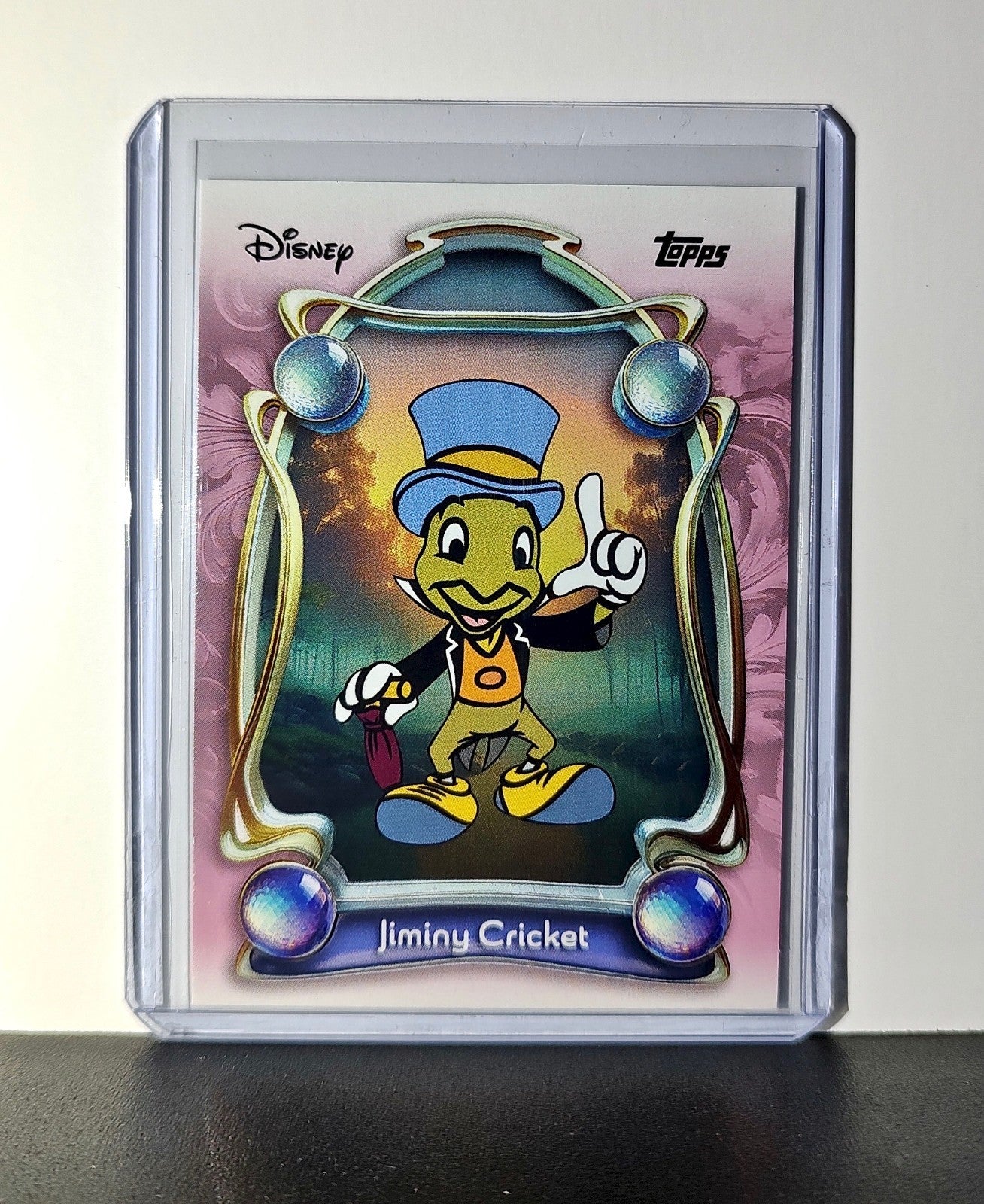 Jiminy Cricket Red Foil /5 trading card from 2025 Topps 2025 Topps Disney Wonder