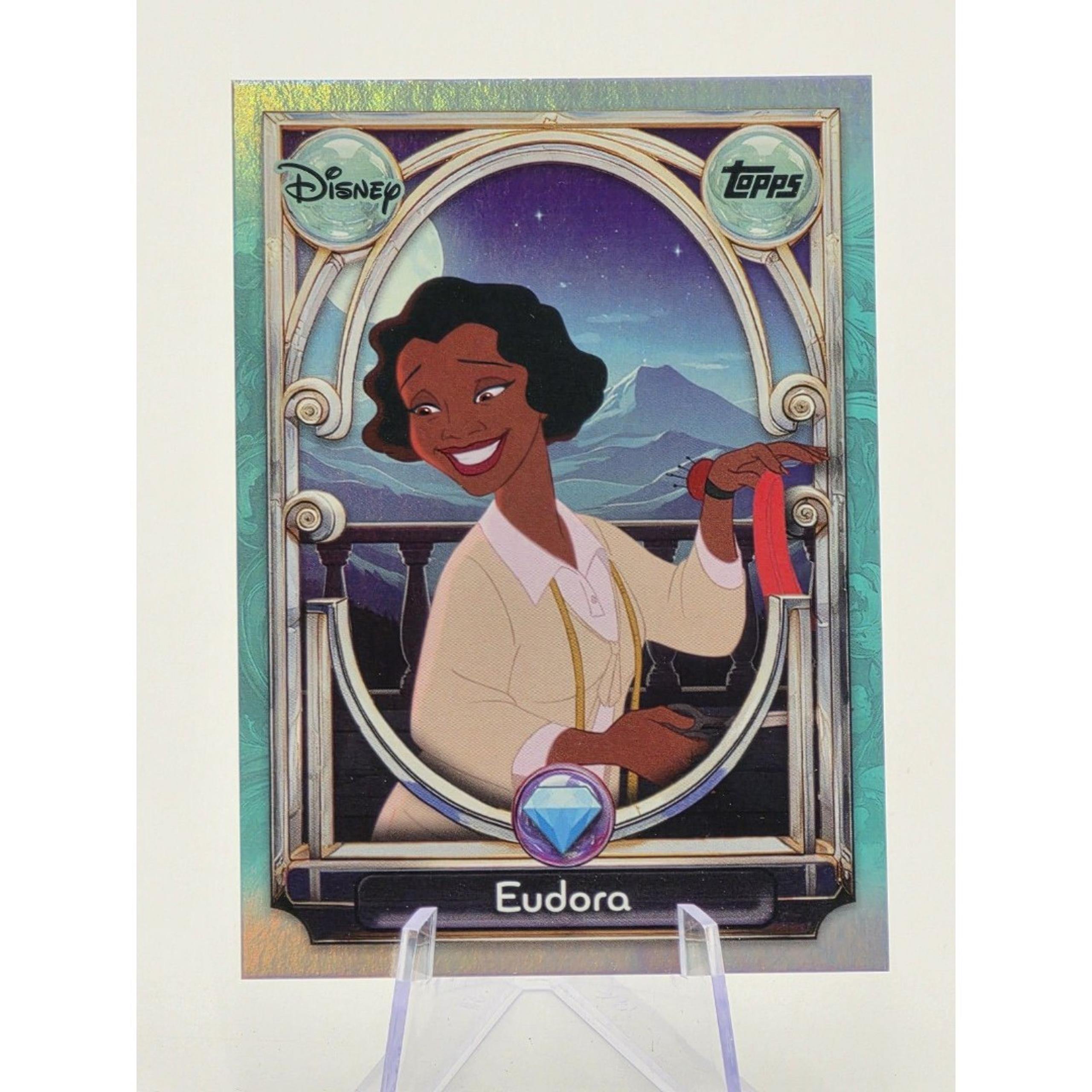 Eudora Red Refractor /5 trading card from 2025 Topps 2025 Topps Disney Wonder