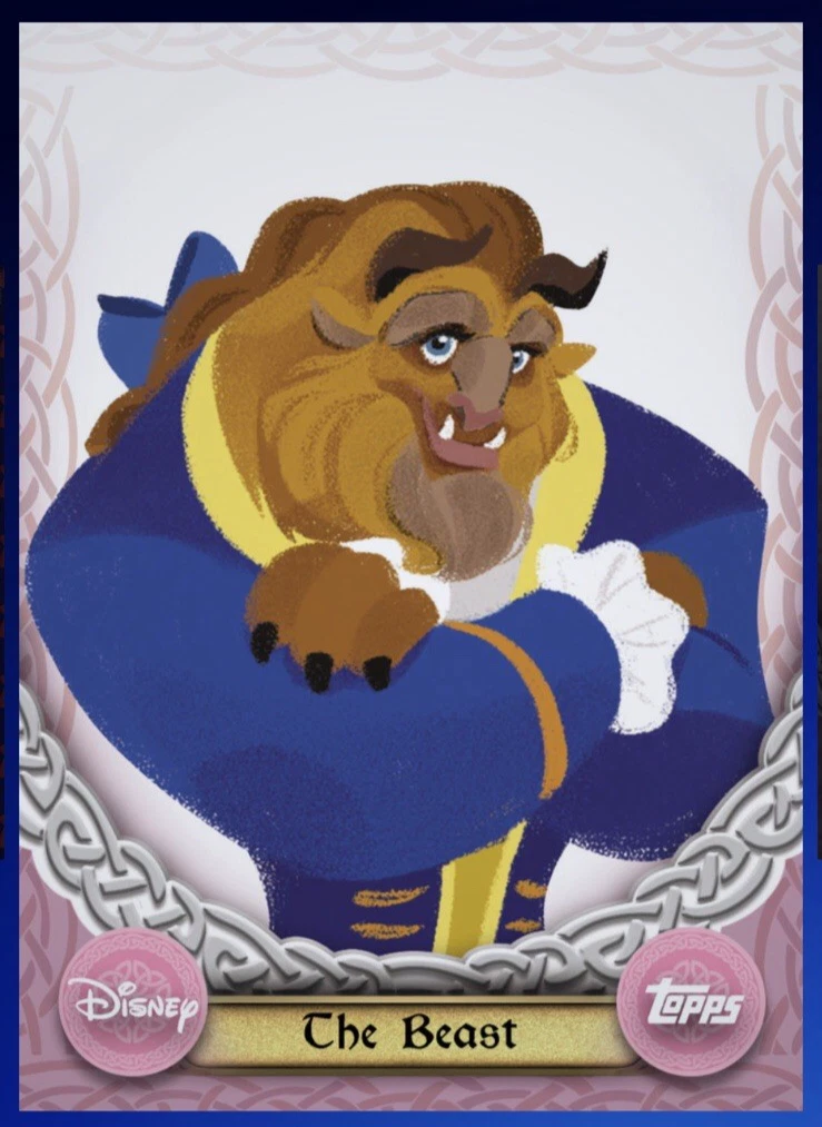 The Beast Diamante trading card from 2025 Topps 2025 Topps Disney Wonder