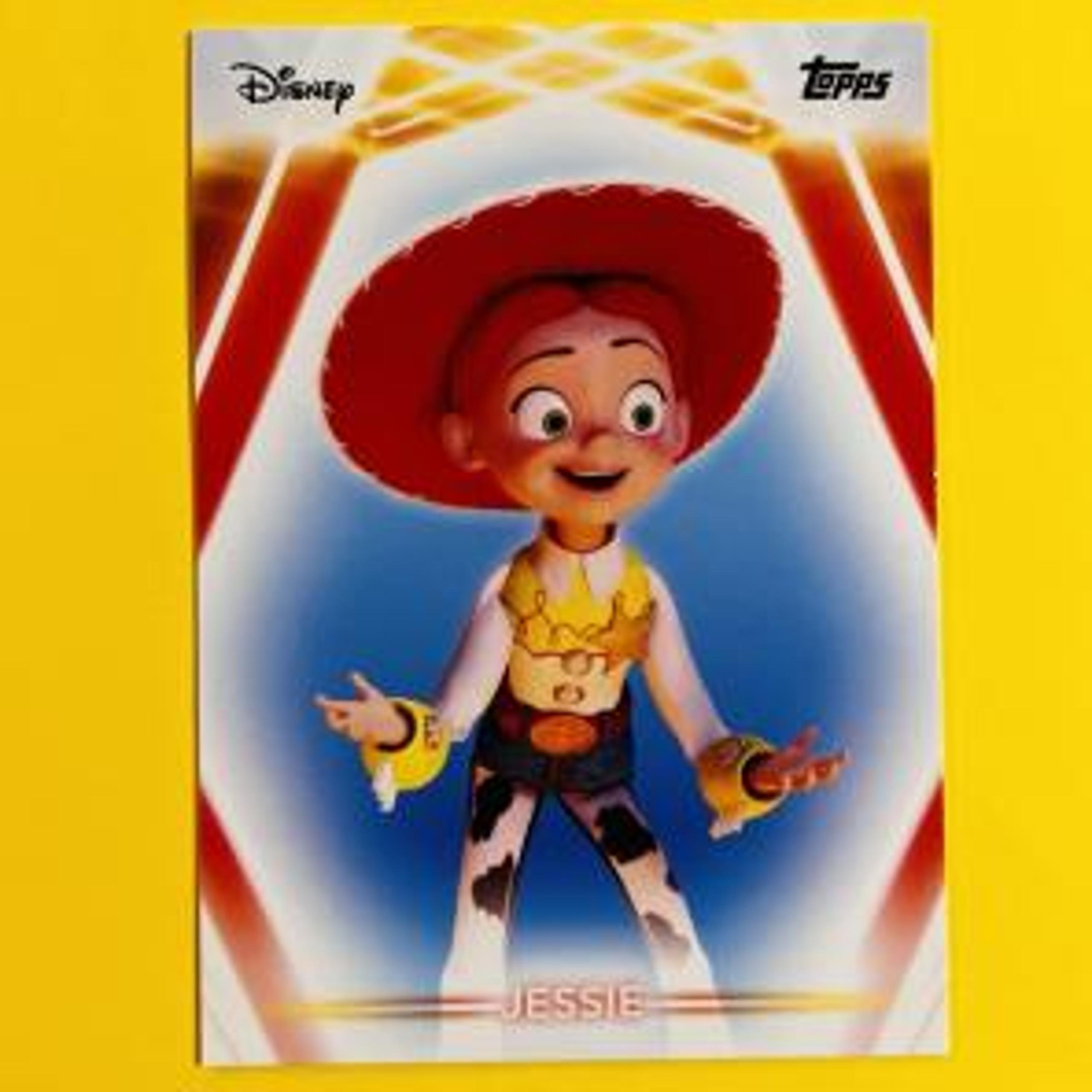 Jessie Pixar Opulence trading card from 2025 Topps 2025 Pixar Gold